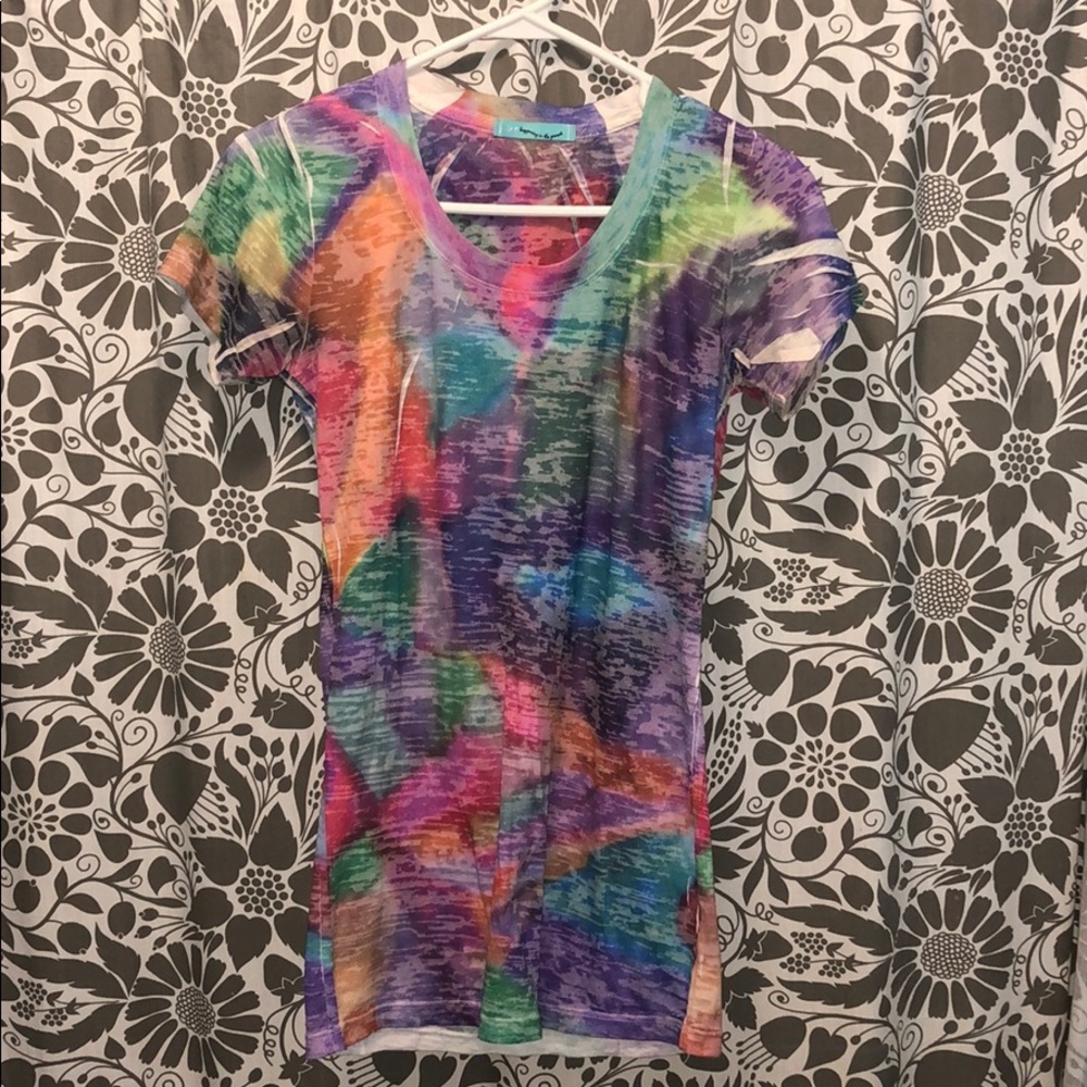 Tie die short sleeve T-shirt